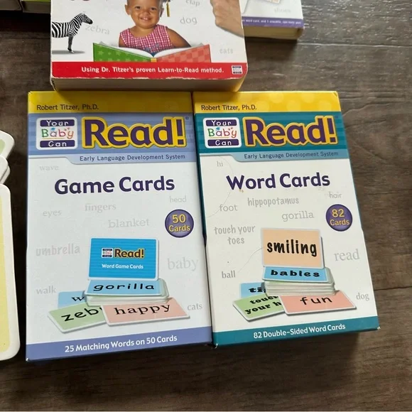 Your Baby Can read as seen on TV Dr. Robert Titzer set